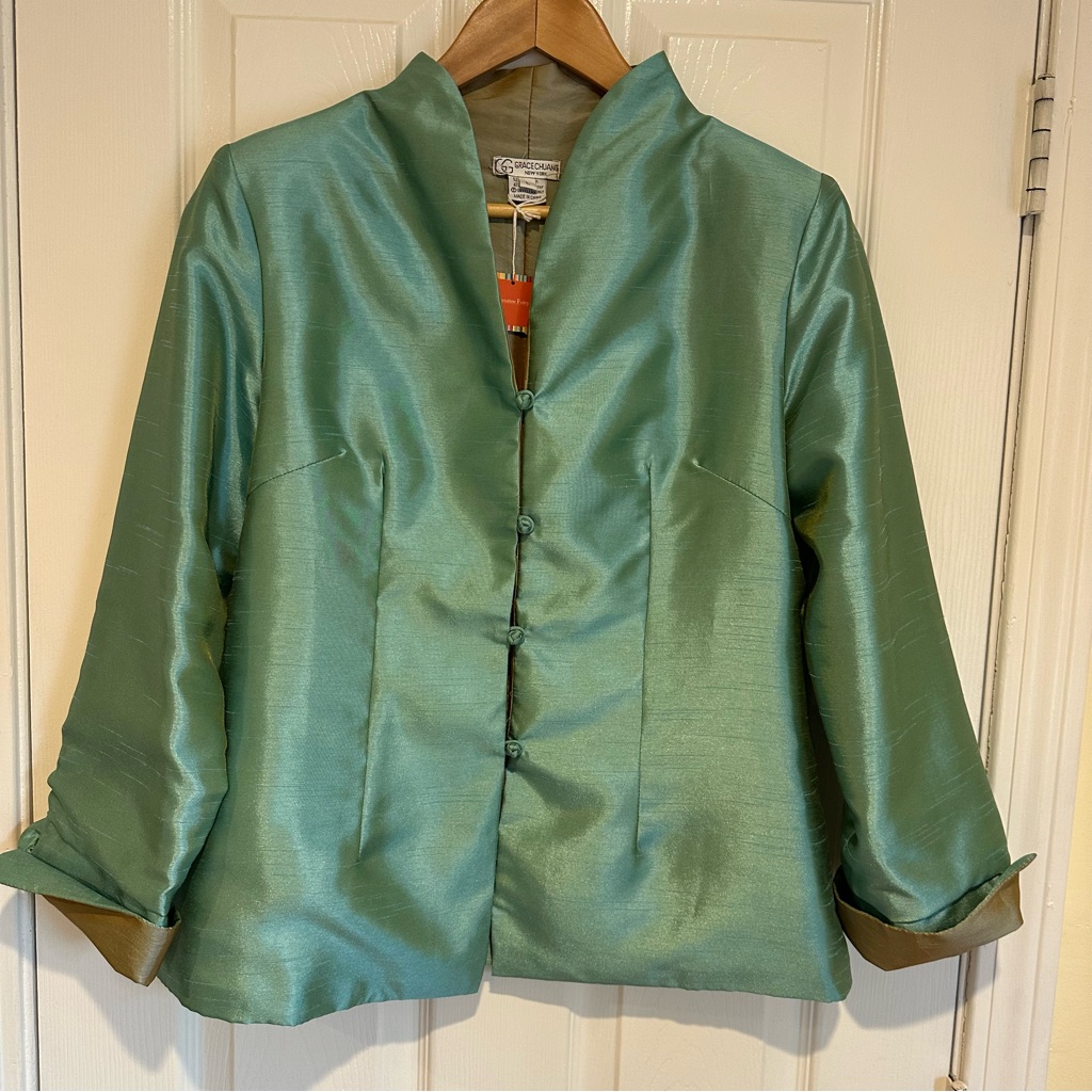 Grace Chuang Jacket With Knotted Buttons L
